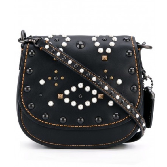 Coach Handbags - Coach 1941 Embellished Studded Mini Shoulder Bag